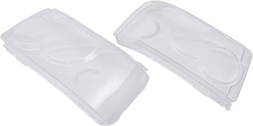 Miniatura 9 de 1 par de cubiertas de lente de faros delanteros izquierdo y derecho para faros delanteros de automóvil, carcasa de policarbonato compatible con Land