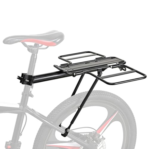 Porte-vélos arrière en alliage pour cyclotourisme et trajets quotidiens vélotaf en ville