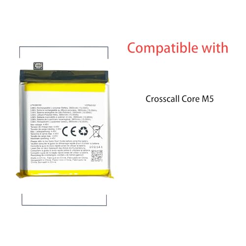 Batterie LPN386390 pour Crosscall Core M5 avec kit outils inclus