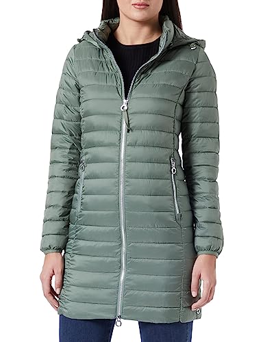 s.Oliver Lange Steppjacke mit Abnehmbarer Kapuze Khaki/Oliv 44 s.Oliver Lange Steppjacke mit Abnehmbarer Kapuze Khaki/Oliv 44