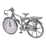 Réveil antique : le réveil de vélo vintage peut être utilisé dans les chambres, les salles d'étude, les salons, les bureaux, les dortoirs et autres endroits, horloges de bureau pour la décoration du salon