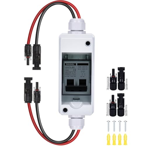 Interrupteur de déconnexion panneau solaire 30A 400V avec coffret électrique étanche