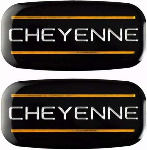 Logotipo de pilar de techo Cheyenne 88-07 cromado y dorado para accesorios de cabina de coche