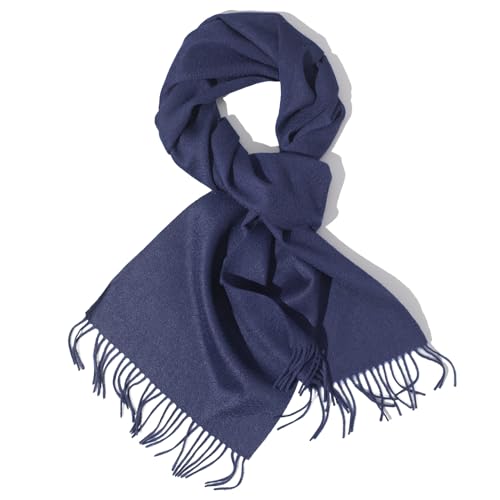 POINROLL 100% Cashmere Scarfs for Women, Pashmina Wraps Fringed Edges,