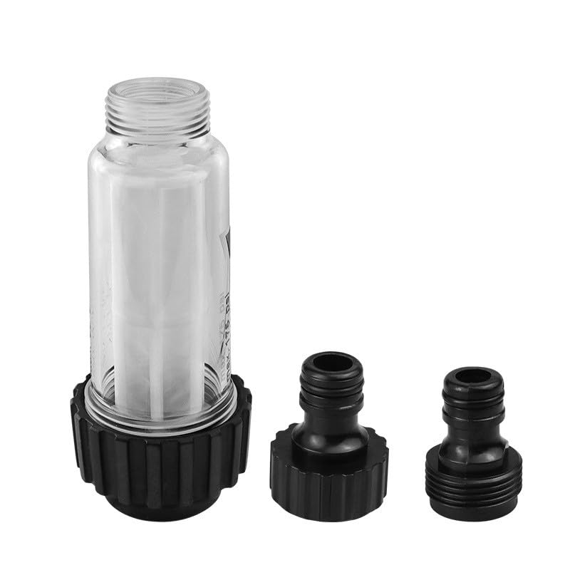 EsportsMJJ Filtro de agua blanco de alta presión G de 3/4 pulgadas, 2 núcleos de filtro para Lavor para Nilfisk Karcher K2 K3 K4 K5 K6 K7