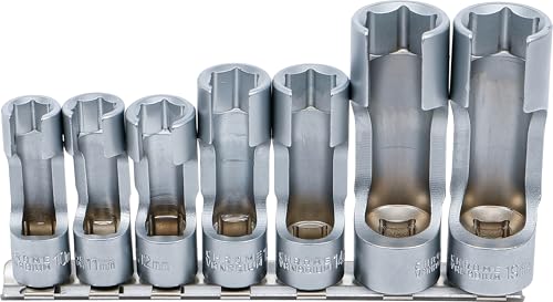 BGS 1105 | Spezial-Steckschlüssel-Einsatz-Satz, geschlitzt | 10 mm (3/8") | SW 10 - 19 mm | 7-tlg. 1 BGS 1105 | Spezial-Steckschlüssel-Einsatz-Satz, geschlitzt | 10 mm (3/8") | SW 10 - 19 mm | 7-tlg.