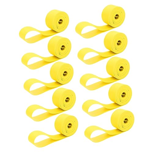 POPETPOP 10 unidades de cintas protectoras para llantas de bicicleta, protectores de cámara de aire de PVC, antipinchazos para bicicletas de carretera y montaña miniatura 1