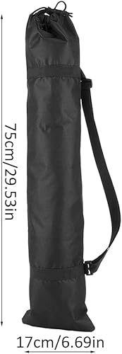 Miniatura 4 de Bolsa de trípode, funda de trípode de tela Oxford portátil plegable con correas de hombro, bolsa de soporte de micrófono para soporte de luz al aire