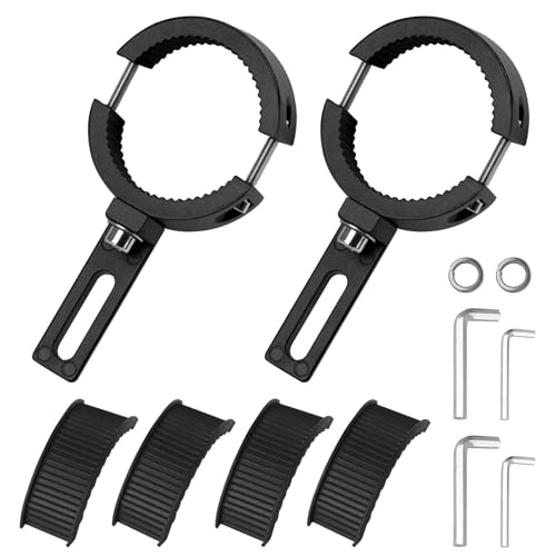 38–60mm Motorrad-Scheinwerferhalterung Halterungen, 2 Stück Verstellbare Motorrad-Lichthalterung, Universelle Halterungen für Motorrad-Scheinwerfer