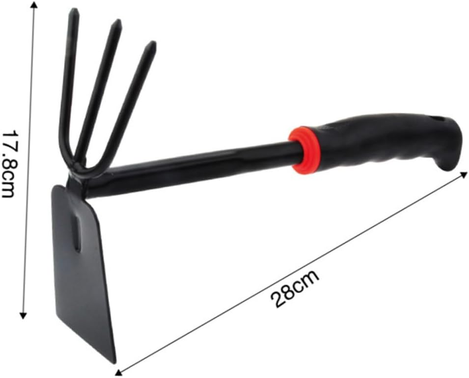 6pcs Garden Tool Iron Shovel Hoeing Rake Rake Heavy Duty for Weeding Planting