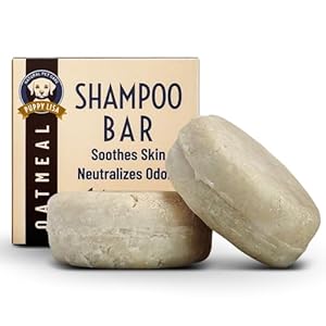 Natural Dog Shampoo Bar – Neutralizes Odors – Made in USA, Vegan, Hypoallergenic – Made with Natural Ingredients – 1 Dog Shampoo Bar is Equivalent to 24oz of Liquid Oatmeal Shampoo (1 Bar)