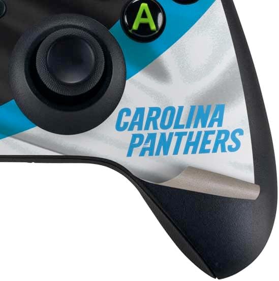Skinit Decal Gaming Skin Compatible with Xbox Series X Bundle - Officially Licensed NFL Carolina Panthers Design