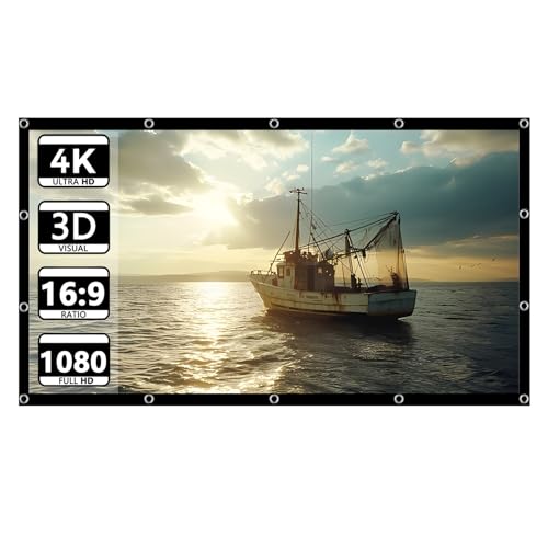 Pantalla portátil plegable sin arrugas 120 pulg 16:9 miniatura 1