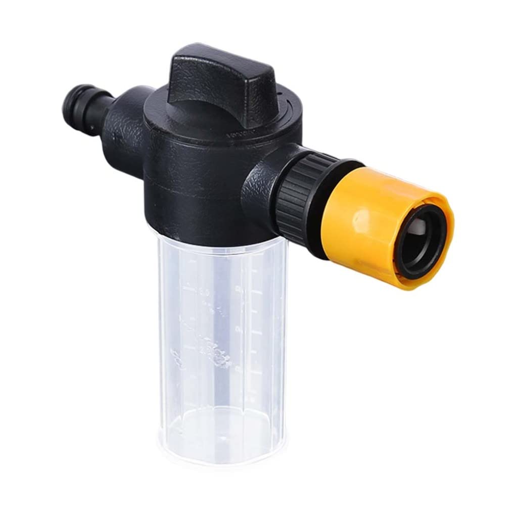 CUCUFA Garden Hose Spray Gun, Nozzles Spray Guns Type 1, Garden Hose Foam Spray Gun Connector, Foam Spray Gun with Soap Dispenser, Car Cleaning Hose Water Sprayer
