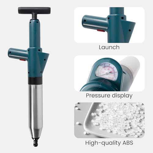Desatascador de inodoro con cabezal de desatasco resistente 7
