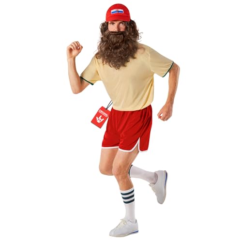 Morph Running Costumes For Men With Wig Running Halloween Costumes For Men Runner Funny L