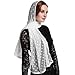 Fashion Muslims Religious Ceremony Veils Delicate Lace Wrap Wedding Veils For Bridesmaids And Guests