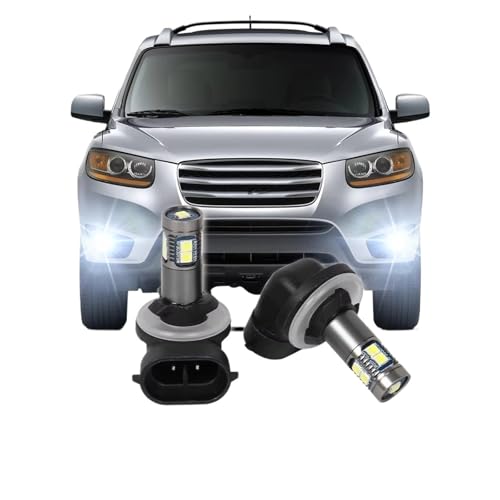 Antibrouillard LED insuffisant ? Ampoule blanche 881 Hyundai Santa Fe 2006