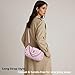 Imagen de Ausing Bolso Bandolera en Forma de Corazón Bolso Bandolera Ajustable y Resistente Ligero Elegante Rosa