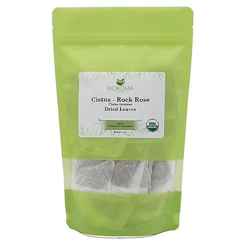Biokoma Organic Cistus Rock Rose Tea Bags 60 Count
