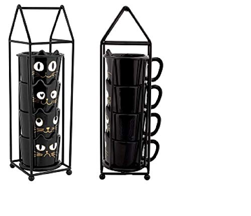 Pylônes, Tour de 4 Tasses Cats House Noir