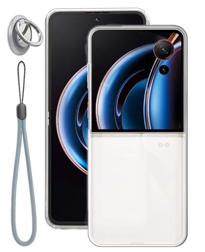 Nubia Flip 3 �p �P�[�X �J�o�[ �X�^���h�t�� YAJOJO �ϏՌ� PC�o���p�[ ��ʃ����Y�ی� �����h�~ �S�ʕی�J�o�[ �g�уJ�o�[ �w��h�~ ���ϖh�~ �����₷�� Nubia Flip 3 �Ή��y�N���A�z