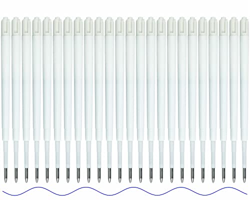 U-Right 24 Pcs Ballpoint Pen Refills 1.0 Mm Point Blue Ink #TOP4