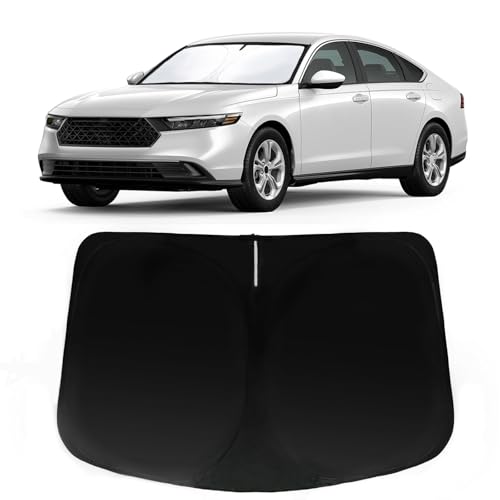 Image of Windshield Sun Shade for 2023 2024 2025 2026 Honda Accord | Car Front Window Sunshade with 240T Sun Visor Protector Blocks UV Rays Heat Sun Shield Accessories