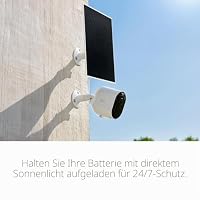 Arlo Solarmodul-Ladegerät, Arlo zertifiziertes Zubehör, wetterbeständig, einfache Installation, Schwarz (2025) – Ansicht 4