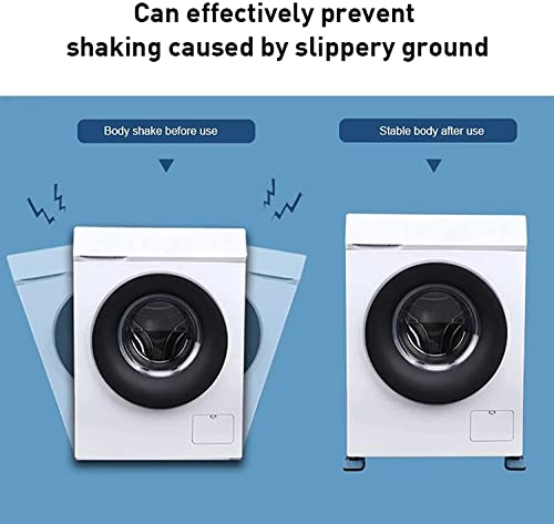 Image of LUCCI - Anti-Slip, Anti-Vibration Washing Machine Feet Pads Shock and Noise Cancelling Washer and Dryer Pads for Refrigerator and Home Furniture Appliances (8PCS, Blue)