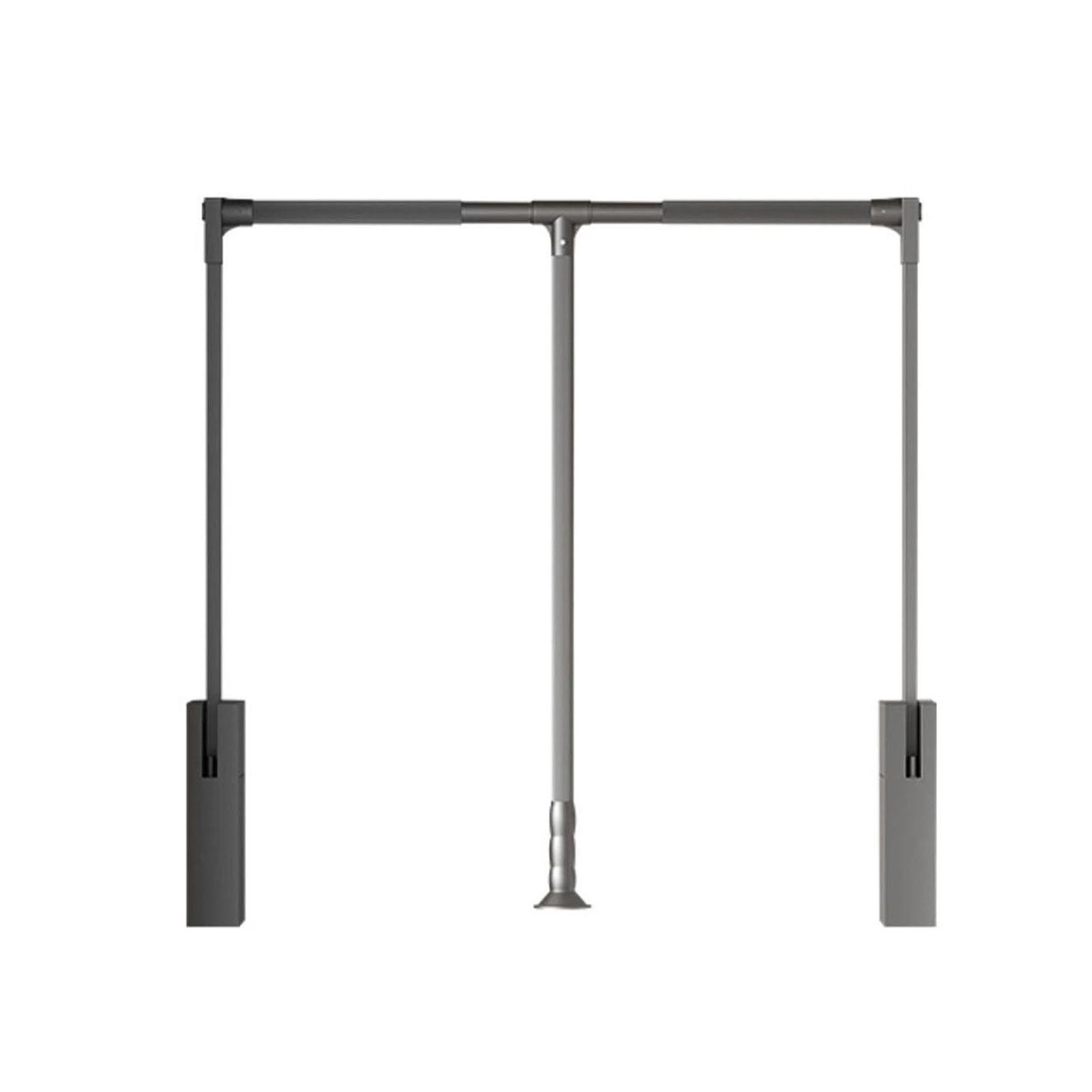 Tringle à vêtements hydraulique haut de gamme extensible avec double rembourrage