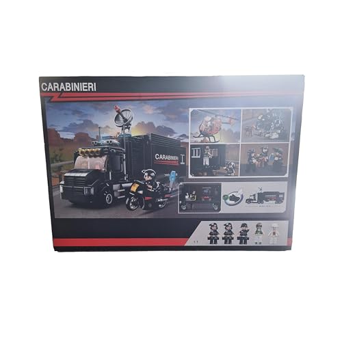 Mattoncini - Costruzioni CARABINIERI Stazione Operativa Mobile mattoncini, Multicolore, Size 3 - M38-B0659 - Lego - Immagine 3