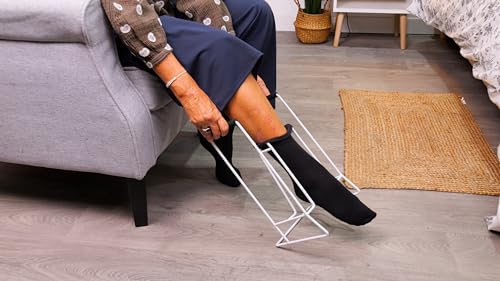 Klassische Schlupfsocken und Socken 819175 - Mobilitätshilfe - Senior - Ideal für ältere Menschen - Komfortable Schaumstoffgriffe - Hafthilfe