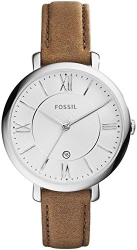 Fossil Jacqueline Zegarek damski, mechanizm kwarcowy z paskiem ze stali szlachetnej lub skóry