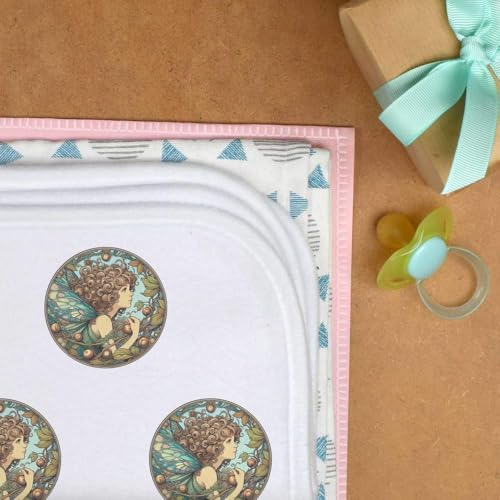 Azeeda 'Hazel Garden Fairy' Baby Burp/Wash Cloth (BC00034410)3