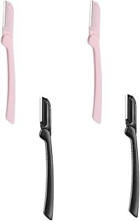 Face Shaver Female Eyebrow Shaver Dermaplaning Female Face Shaver Dermaplaning Eyebrow Razors for Women Mix 4pcs