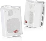 BOSS Audio MR4.3B 200-Watt 3-Way Marine 4-Inch Enclosed System Speaker
