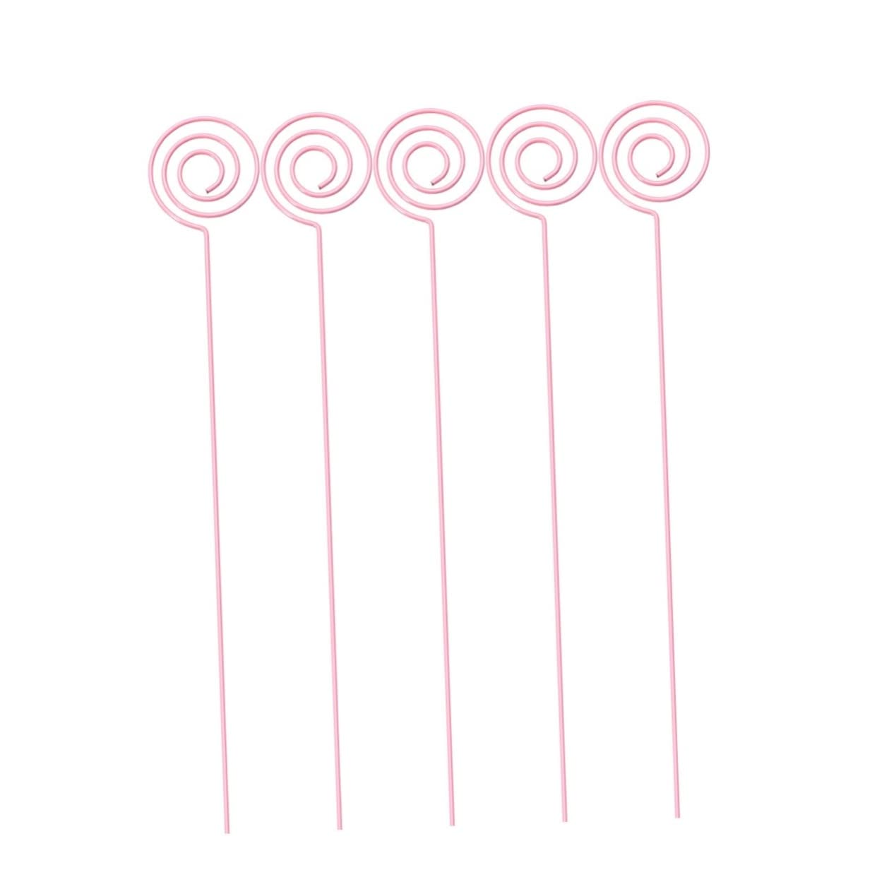 Happyyami 10 Pcs Metal Photo Clip Holders Decorative Circle Shape Table Stands for Home Office and Party Unique Memo and Picture