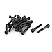 uxcell M5 x 35mm 12.9 Alloy Steel Hex Socket Head Cap Screws Bolt Black 20pcs