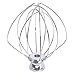 Price comparison product image K45WW Wire Whip Compatible with KitchenAid Mixer Accessories Stainless Steel Whisk Tilt-Head Stand Mixer Replacement Flour Cake Balloon Whisk by Poweka