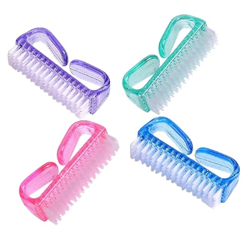Handle Grip Nail Brush, Fingernail Scrub Cleaning Brushes for Toes and Nails Cleaner, Pedicure Brushes for Men and Women (MINI SIZE, 3 PCS SET).-image-24