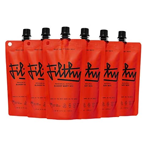 Filthy Bloody Mary Mix, All-Natural, 8 Oz Pouch, 6 Pack Cover