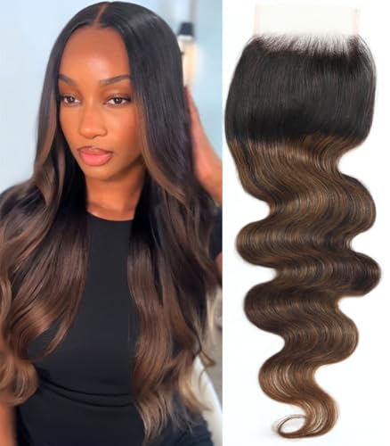 UNICE Body Wave 4X4 Transparent Lace Closure Human Hair 100%