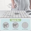 Stone Dish Drying Mat for Kitchen Counter,24"(L)×16"(W) Collapsible Fast-Drying Diatomaceous Earth Mats with Towel Sanding Tool,Versatile Stone Drying Mats for Cups Dishes Bottles #1