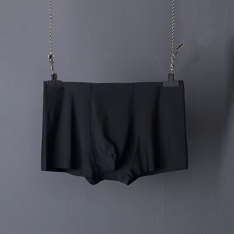 Image of GirlFriend Ultra-Soft Lycra Material Trunks for Men| Ice-Silk Seamless Men Short | Underwear | Breathable Antibacterial Boxers