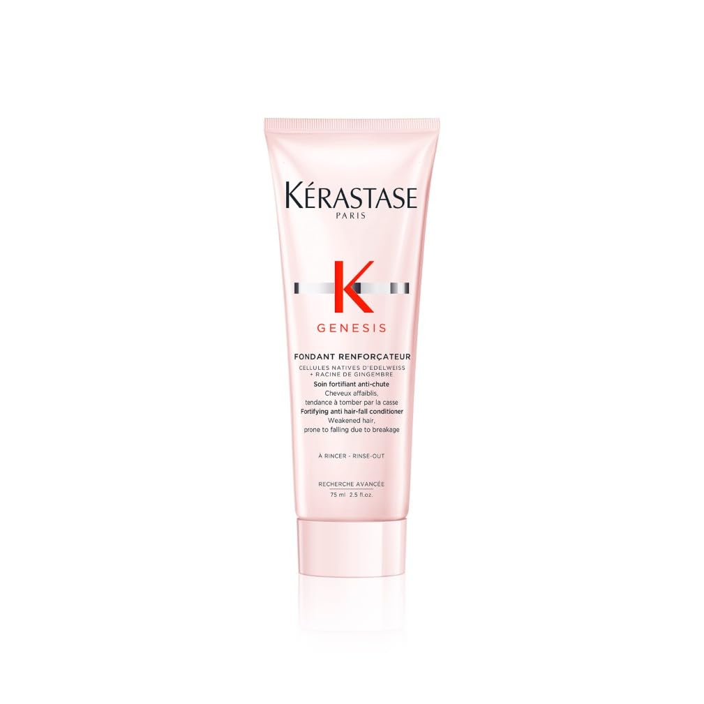 Kérastase Genesis Fortifying Conditioner, Anti Hair-Fall Conditioner, For Weakened Hair, With Ginger Root & Edelweiss Native Cells, 75 ml