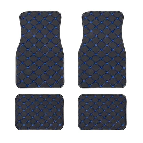 Tapis de sol Hyundai Ix35 en cuir artificiel noir et rouge pour habitacle