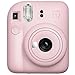 FUJIFILM INSTAX Mini 12 Instant Film Camera | Blossom Pink Bundled with INSTAX Mini Instant Film |40 Exposures + Instax Accessory Bundle + AA Batteries + Cleaning Cloth (10 Items)