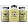 Ancestral-Supplements-Grass-Fed-Tallow-Capsules--Based-On-The-Native-Wisdom-of-Our-Early-Ancestors-Tallow-Provides-The-Same-Nourishing-Kidney-Fat-Suet-That-Our-Ancestors-Selectively-Hunted Ancestral Supplements Grass Fed Beef Tallow Capsules, 3000mg, Nourishing Kidney Fat Supplement Supports Bones, Teeth, Gums, Skin, Immune and Overall Health, Non-GMO, 180 Capsules