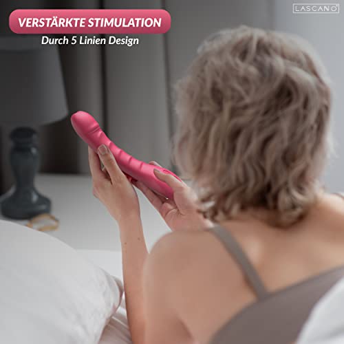 Lascano Vibrator G-Punkt | Dildo mit 12 Vibrationsmodi | Sexspielzeug für die Frau | Realistischer Dildo | Vibrator leise | Stimulation Klitoris | Sex Toys Paare – Bild 5
